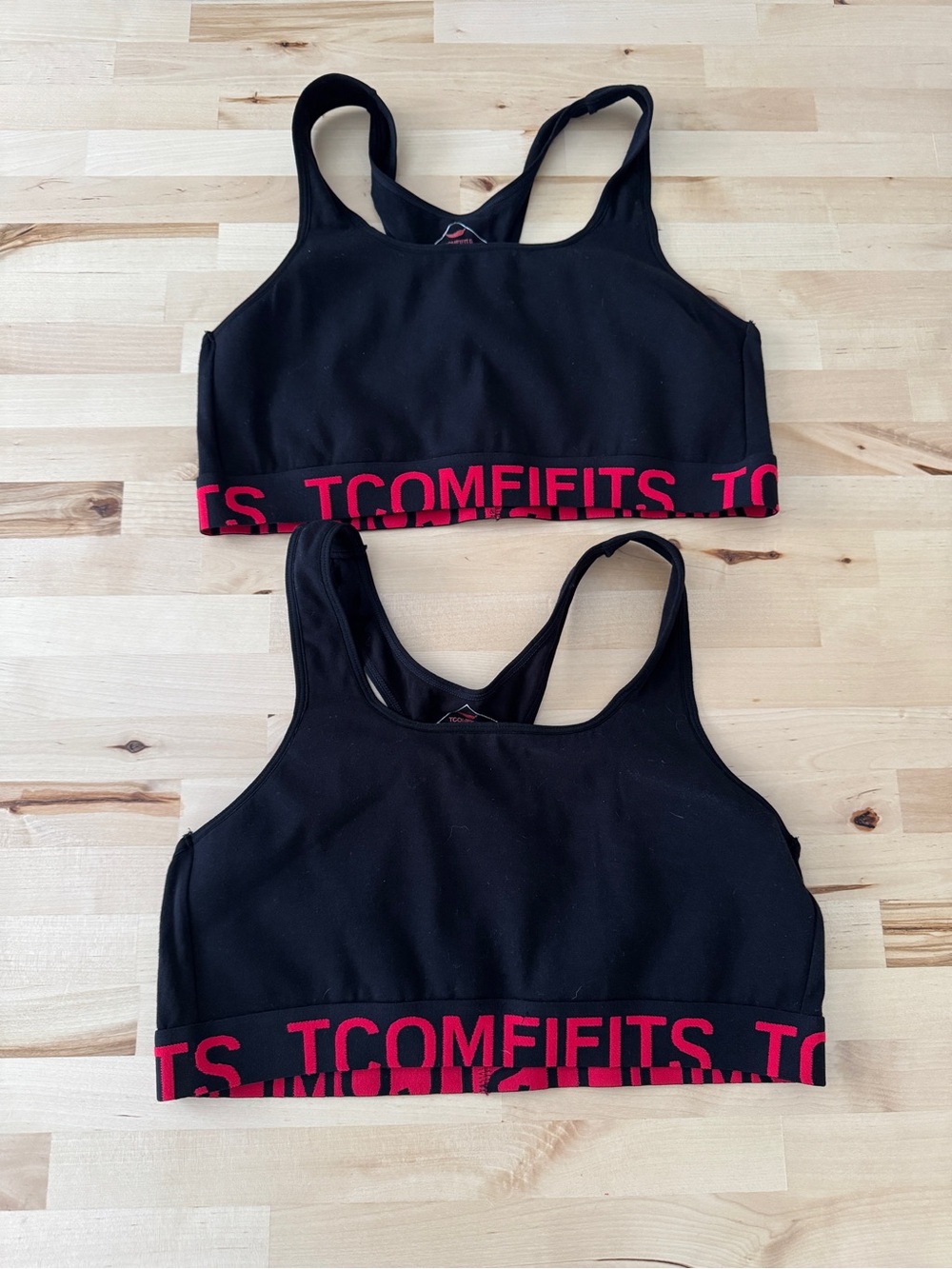 Black Compression Sports Bras
